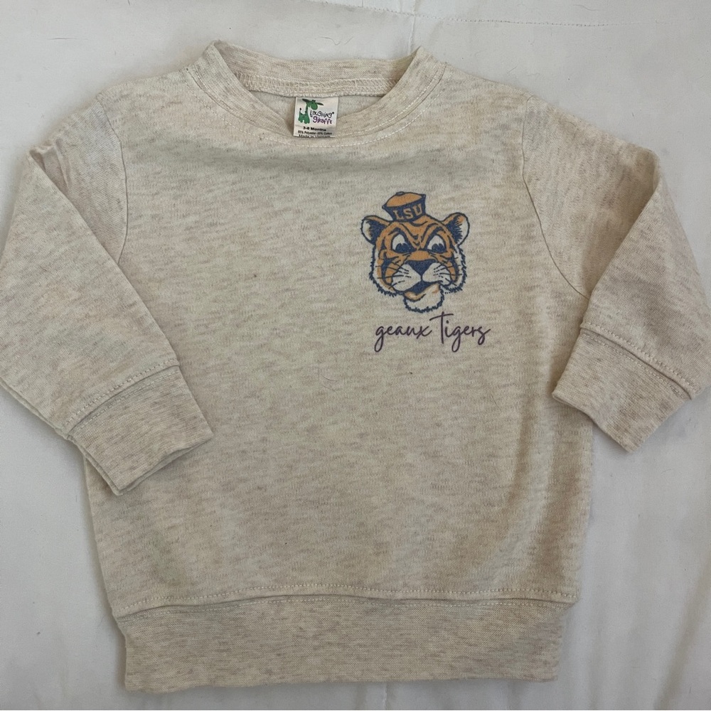 LSU Sweatshirt 3-6M 🏈💜🐅